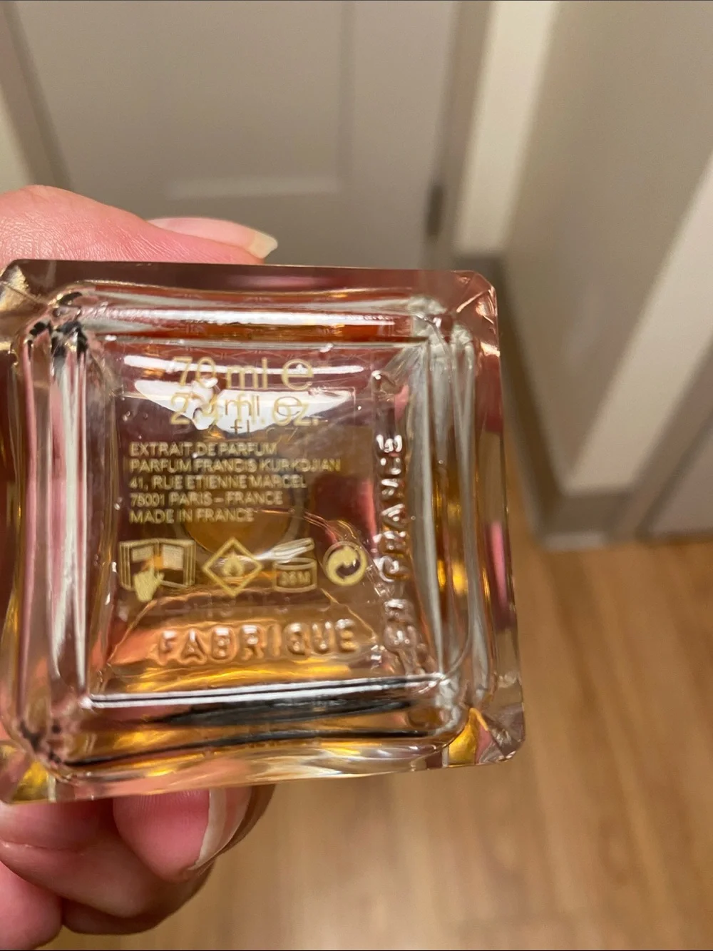 Maison Francis Kurkdjian Amyris femme - gold, white, red